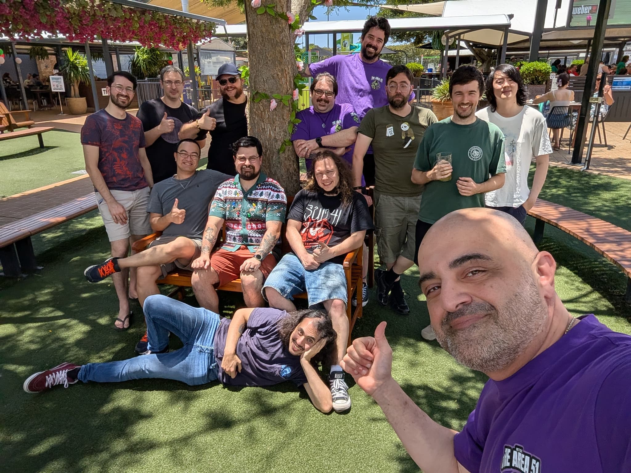 People at a tournament and a couple of golden tickets to the World Championships of Warhammer